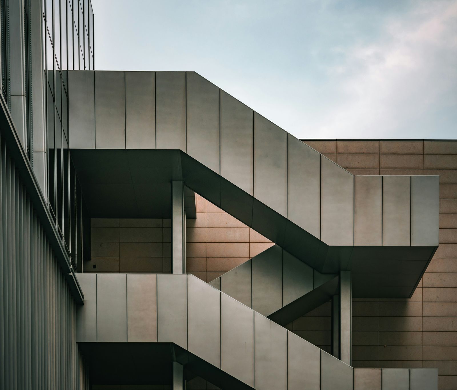PLATE 02 · EXTERIOR STAIR, STEEL AND CONCRETE